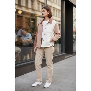 NWT Hollister Oversized Shacket/Jacket‎ Earth
Tones, Size XL, MSRP $79.95